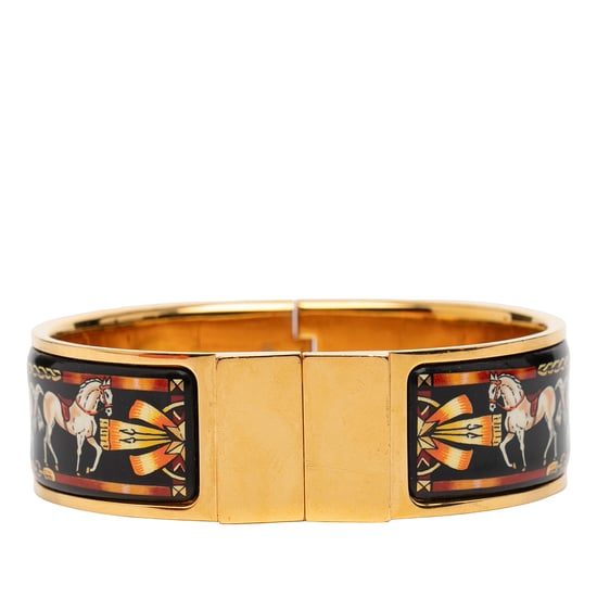 Pulsera Loquet de Esmalte Ancho de Caballo de Segunda Mano Pm - Image 1