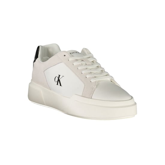 Zapatillas de Hombre de Cuero Blanco Calvin Klein - Image 2