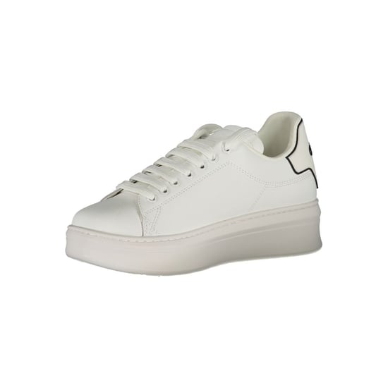 Gaelle Paris Bianco Poliuretano Zapatilla para Mujer - Image 3