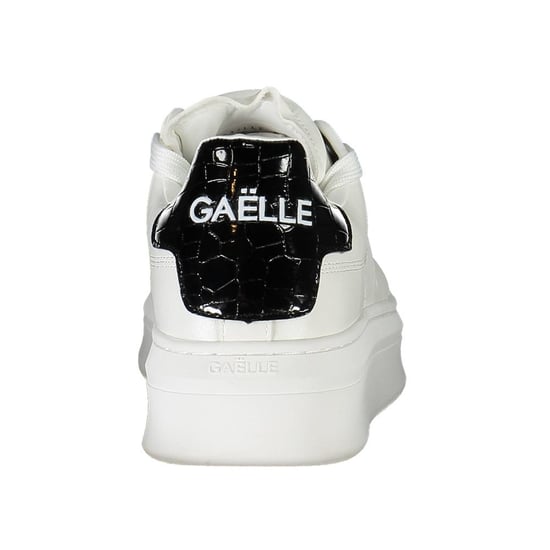 Zapatilla de Mujer Gaelle Paris Blanca de Poliuretano - Image 3