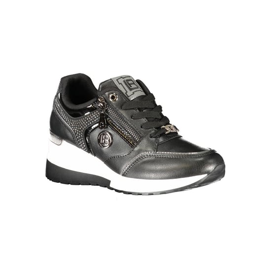 Zapatilla de Mujer de Poliuretano Negra Laura Biagiotti - Image 2