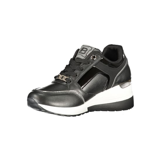 Zapatilla de Mujer de Poliuretano Negra Laura Biagiotti - Image 3