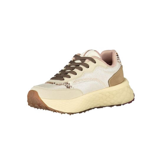 Zapatilla de mujer Blauer de piel beige - Image 3