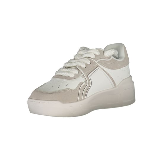 Gaelle Paris Bianco Zapatilla de Mujer de Poliuretano - Image 3