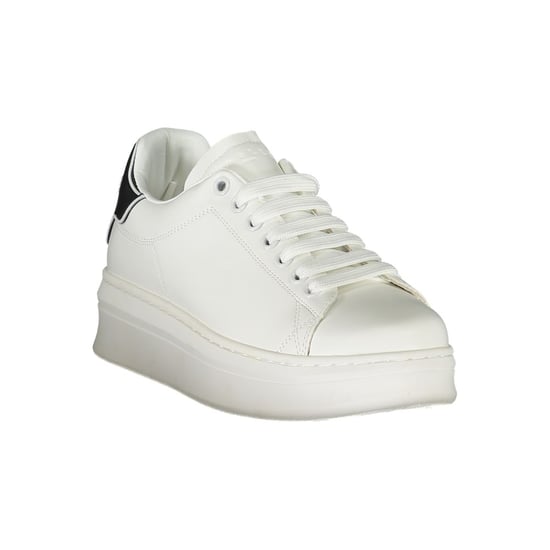 Gaelle Paris Bianco Poliuretano Zapatilla para Mujer - Image 2