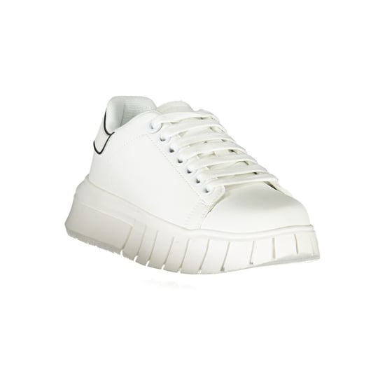 Zapatilla de mujer Gaelle Paris de poliuretano blanco - Image 2