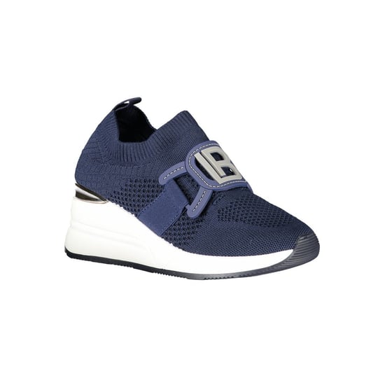 Zapatilla de mujer de poliéster azul Laura Biagiotti - Image 2