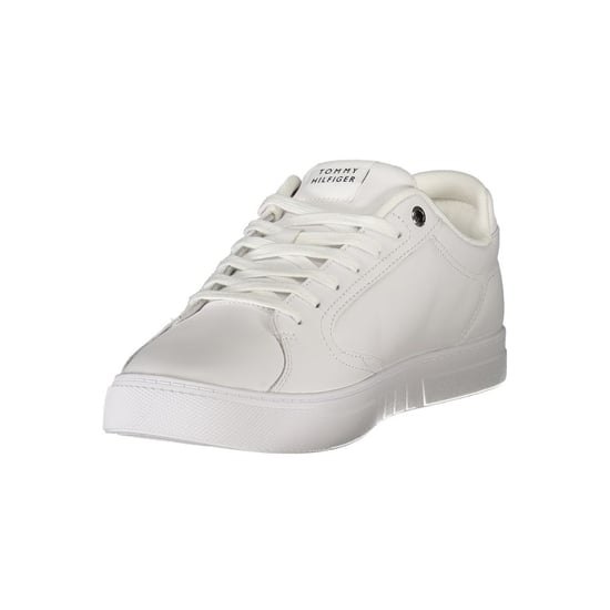 Zapatillas de Hombre de Cuero Bianco de Tommy Hilfiger - Image 3