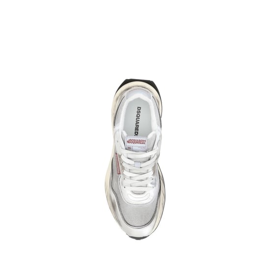 Zapatillas Bos Taurus de piel de ternera blanca Dsquared² - Image 4