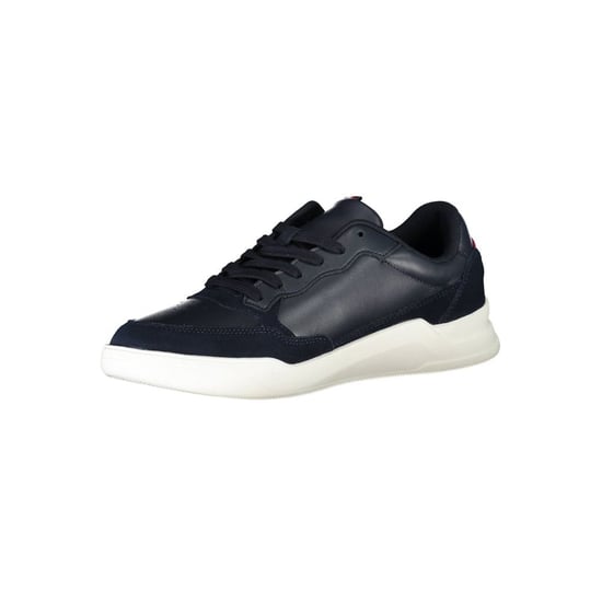 Zapatilla de Hombre de Cuero Azul Tommy Hilfiger - Image 3
