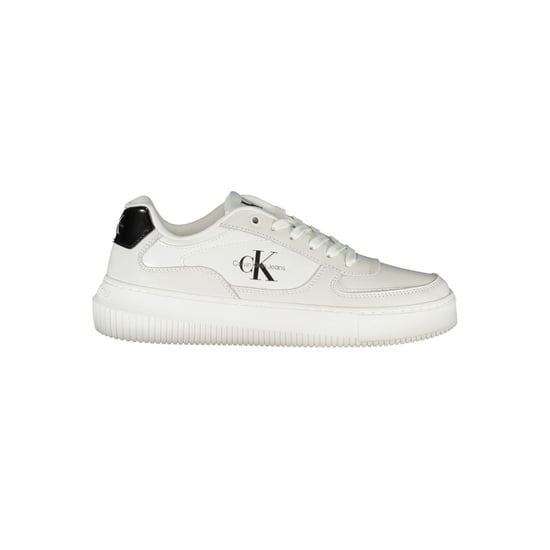 Zapatillas de mujer de cuero blanco Calvin Klein - Image 1