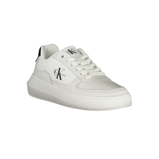 Zapatillas de mujer de cuero blanco Calvin Klein - Image 2
