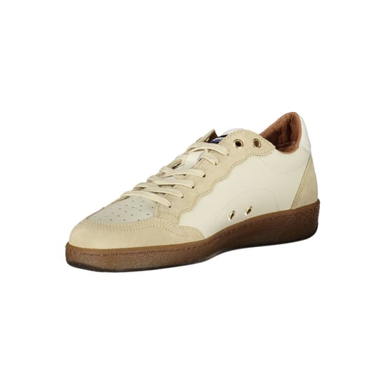 Zapatillas de Hombre de Cuero Blanco Blauer - Image 3