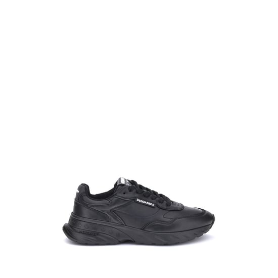 Zapatillas Deportivas Dsquared² de Cuero Negro de Ternera Bos Taurus - Image 1