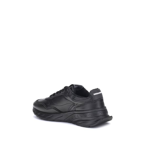Zapatillas Deportivas Dsquared² de Cuero Negro de Ternera Bos Taurus - Image 3