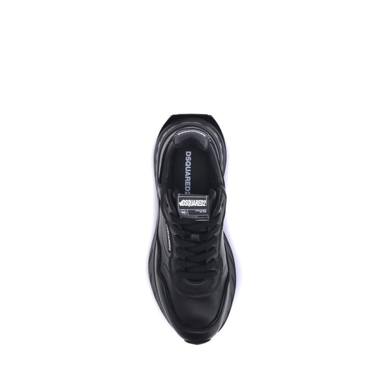 Zapatillas Deportivas Dsquared² de Cuero Negro de Ternera Bos Taurus - Image 4