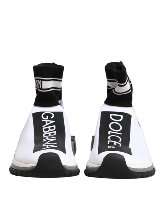 Calcetines Zapatillas Blancas y Negras Sorrento de Dolce & Gabbana - Image 3