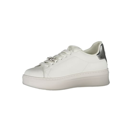 Gaelle Paris Bianco Poliuretano Zapatilla para Mujer - Image 3