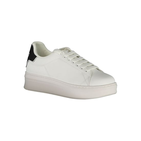 Gaelle Paris Bianco Poliuretano Zapatilla para Mujer - Image 2