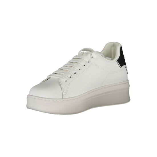 Gaelle Paris Bianco Poliuretano Zapatilla para Mujer - Image 3