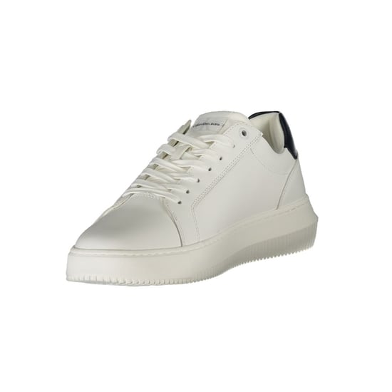 Zapatillas para Hombre de Cuero Blanco Calvin Klein - Image 3