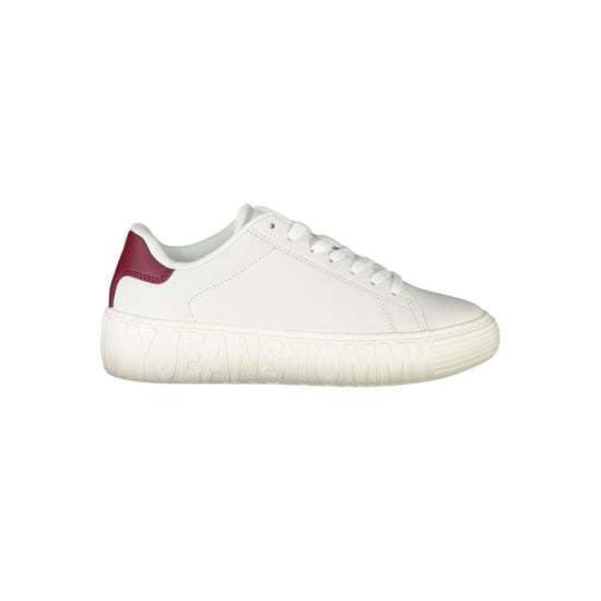 Zapatillas de mujer de cuero blanco Tommy Hilfiger - Image 1