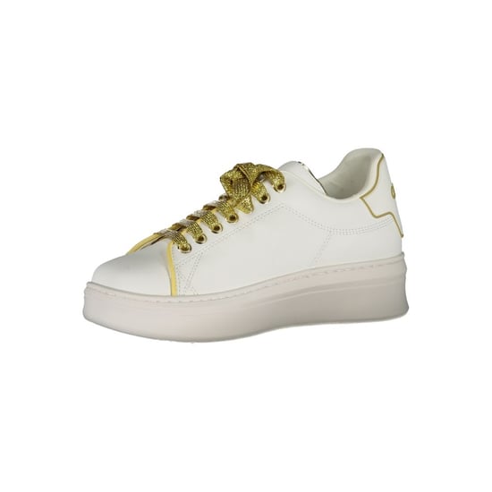 Gaelle Paris Bianco Zapatilla de Mujer de Poliuretano - Image 3