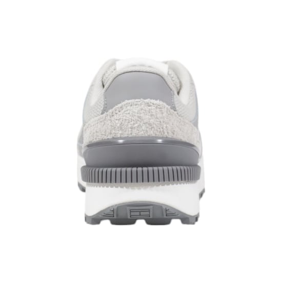 Zapatillas deportivas de ante gris de cuero de Tommy Hilfiger - Image 4