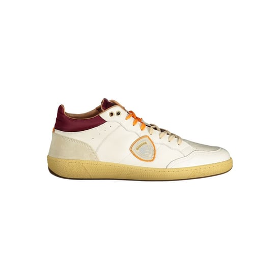Zapatilla de hombre blanca de cuero Blauer - Image 1