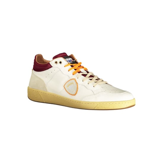 Zapatilla de hombre blanca de cuero Blauer - Image 2