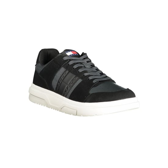 Zapatillas de cuero negro para hombre Tommy Hilfiger - Image 2