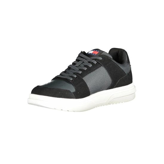 Zapatillas de cuero negro para hombre Tommy Hilfiger - Image 3