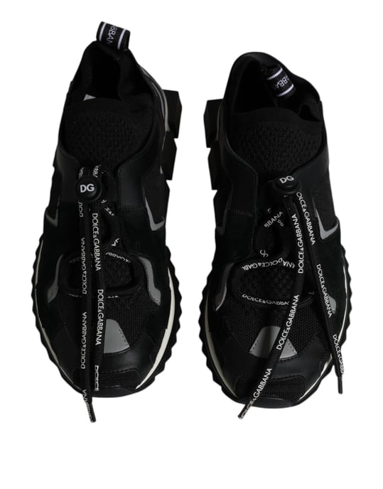 Zapatillas para hombre Sorrento con logo en blanco y negro de Dolce & Gabbana - Image 3