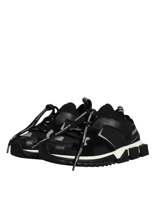 Zapatillas para hombre Sorrento con logo en blanco y negro de Dolce & Gabbana - Image 4