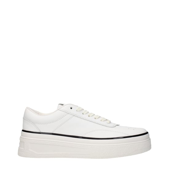 Zapatillas de plataforma de cuero blanco Jil Sander - Image 1