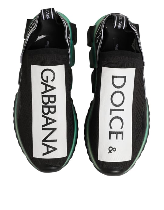 Zapatillas para hombre Dolce & Gabbana Sorrento negras tipo slip-on - Image 4