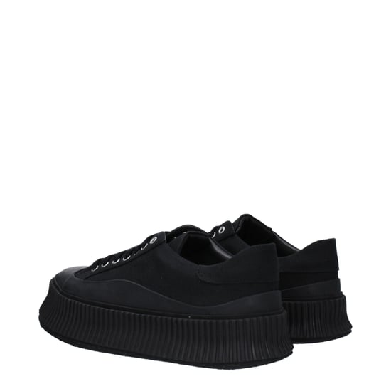 Zapatillas de plataforma de tela negra Jil Sander - Image 4