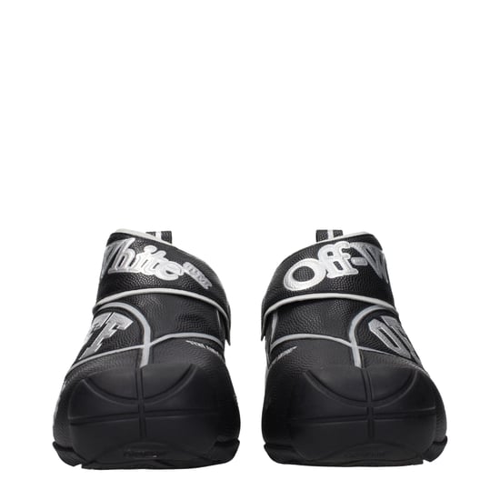Zapatillas Altas de Cuero Negro Off-White - Image 3
