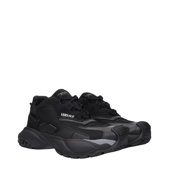 Zapatillas deportivas de tela negras Versace - Image 2