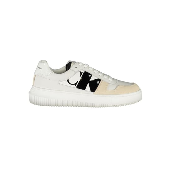 Zapatillas Elegantes Blancas con Cordones de Calvin Klein con Detalle en Contraste - Image 1