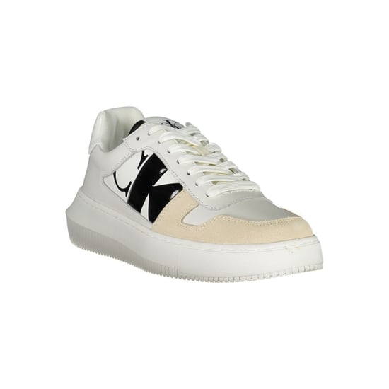 Zapatillas Elegantes Blancas con Cordones de Calvin Klein con Detalle en Contraste - Image 2