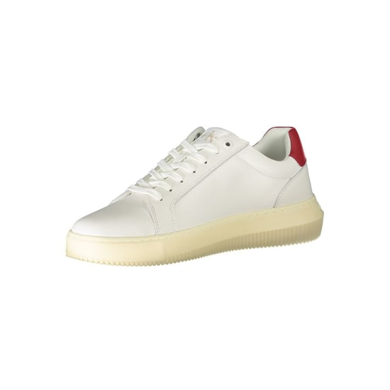Zapatilla de cuero blanca para hombre Calvin Klein - Image 3