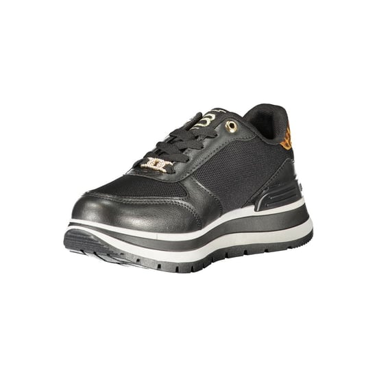 Zapatilla de mujer de poliéster negra Laura Biagiotti - Image 3