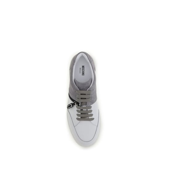 Zapatillas Moschino de Cuero de Ternera Multicolor Bos Taurus de Corte Bajo - Image 4