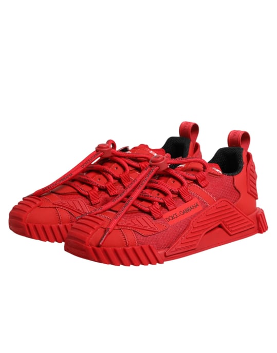Zapatillas NS1 de encaje bajo con logo rojo de Dolce & Gabbana - Image 5
