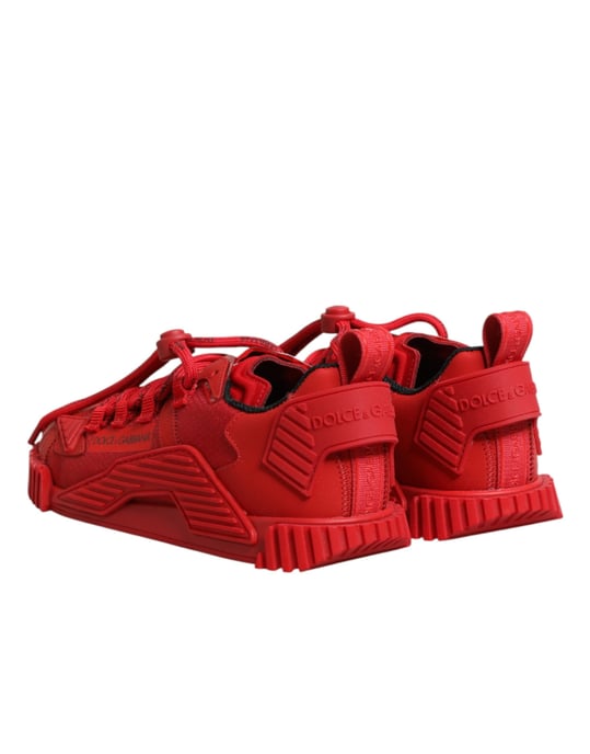 Zapatillas NS1 de encaje bajo con logo rojo de Dolce & Gabbana - Image 6