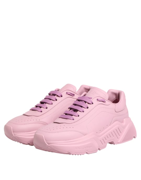Zapatillas bajas Daymaster de piel rosa de Dolce & Gabbana - Image 4