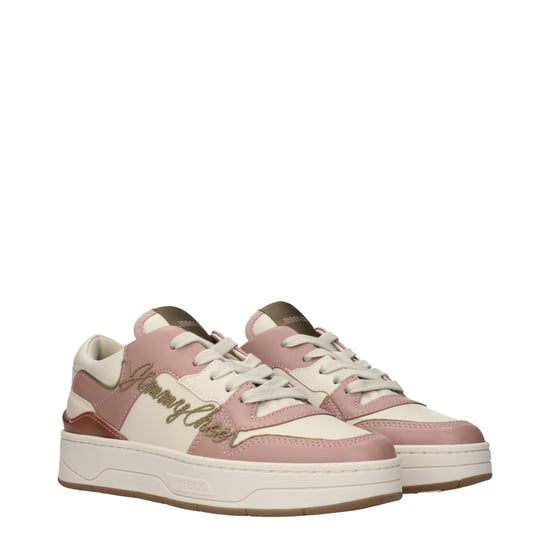 Zapatillas bajas de cuero rosa Jimmy Choo - Image 2