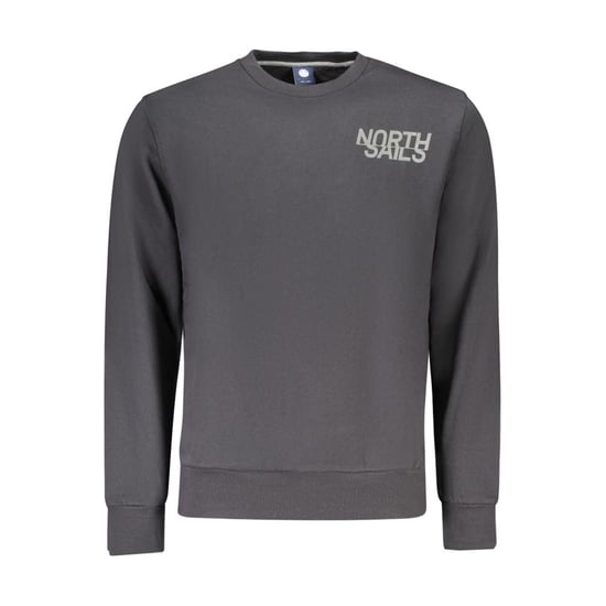 Sudadera de algodón negra para hombre North Sails - Image 1