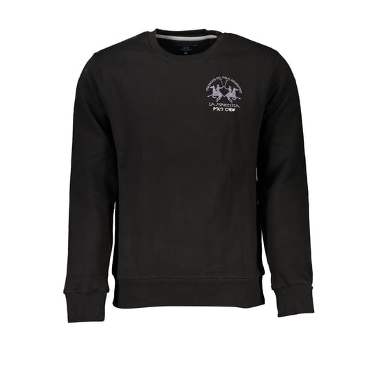 Suéter de algodón negro para hombre La Martina - Image 1
